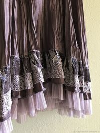 Платье 2348 Креш-гофре vintage lilac