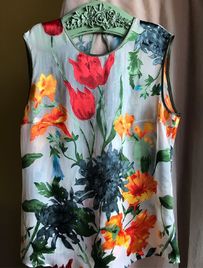 Блуза 2761 Вальс цветов#1